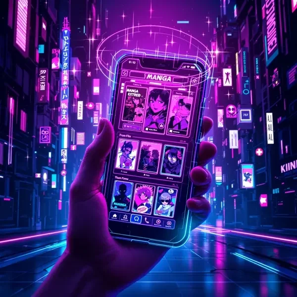 漫画之家 APP 手机界面展示